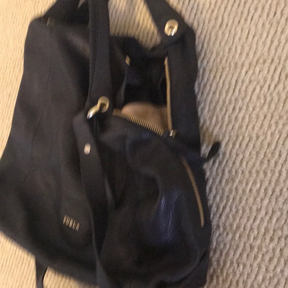Furla Black Cross Over Hobo Bag/ Purse! - Picture 5 of 5